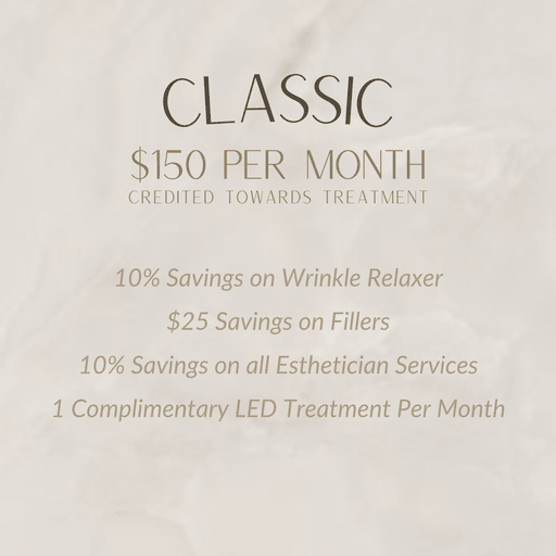 A - List Classic Member - Allure Aesthetics