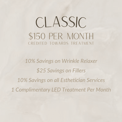 A - List Classic Member - Allure Aesthetics