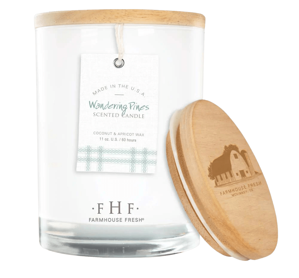Wandering Pines Candle with Wooden Lid - Allure Aesthetics